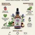 Circulación vs varices extracto herbal 60 ml Auraterra Castaño Indias