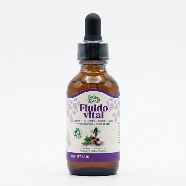 Circulación vs varices extracto herbal 60 ml Auraterra Castaño Indias